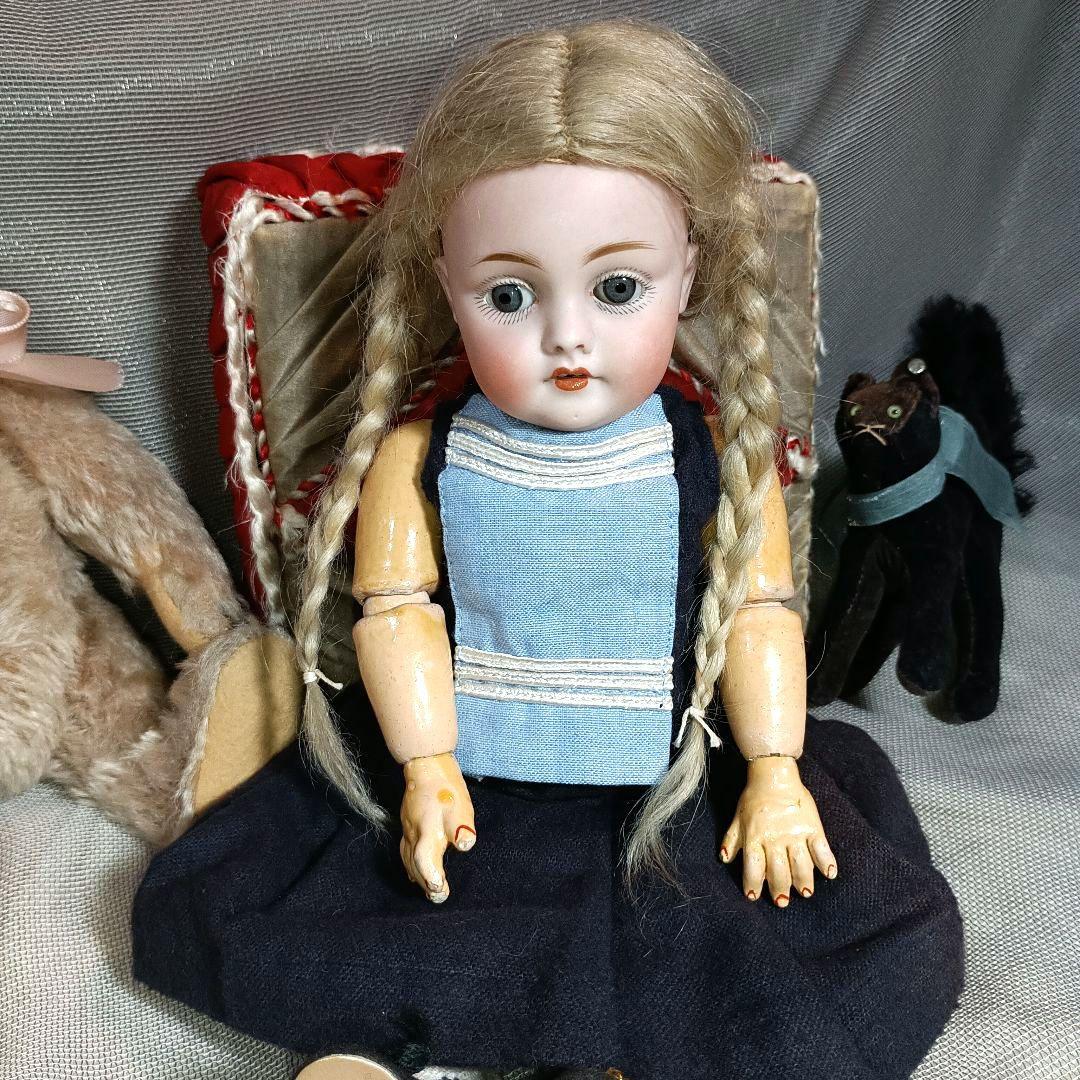 K3⭐アンティークドール　ケストナー143 　セーラー服の小さなお嬢さん