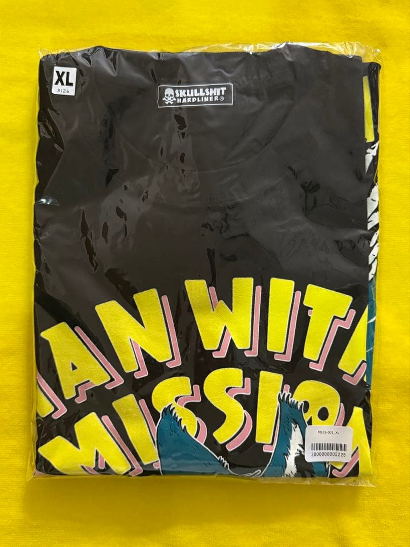 マンウィズ SKULLSHIT コラボTシャツ XLサイズ
