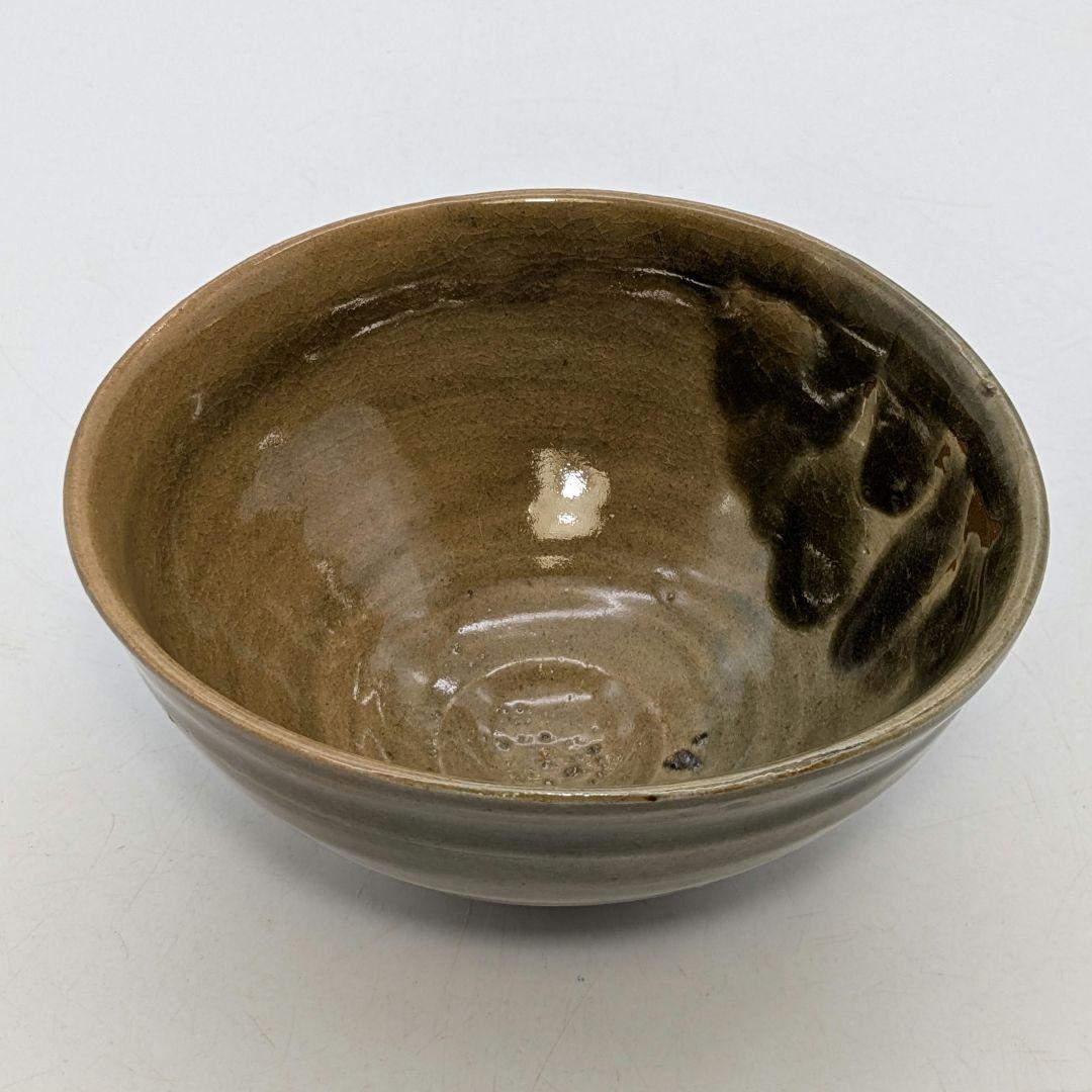 岡山県重要無形文化財 黒井千左 虫明焼 茶盌「静岡」 合箱合布 抹茶碗 茶道具