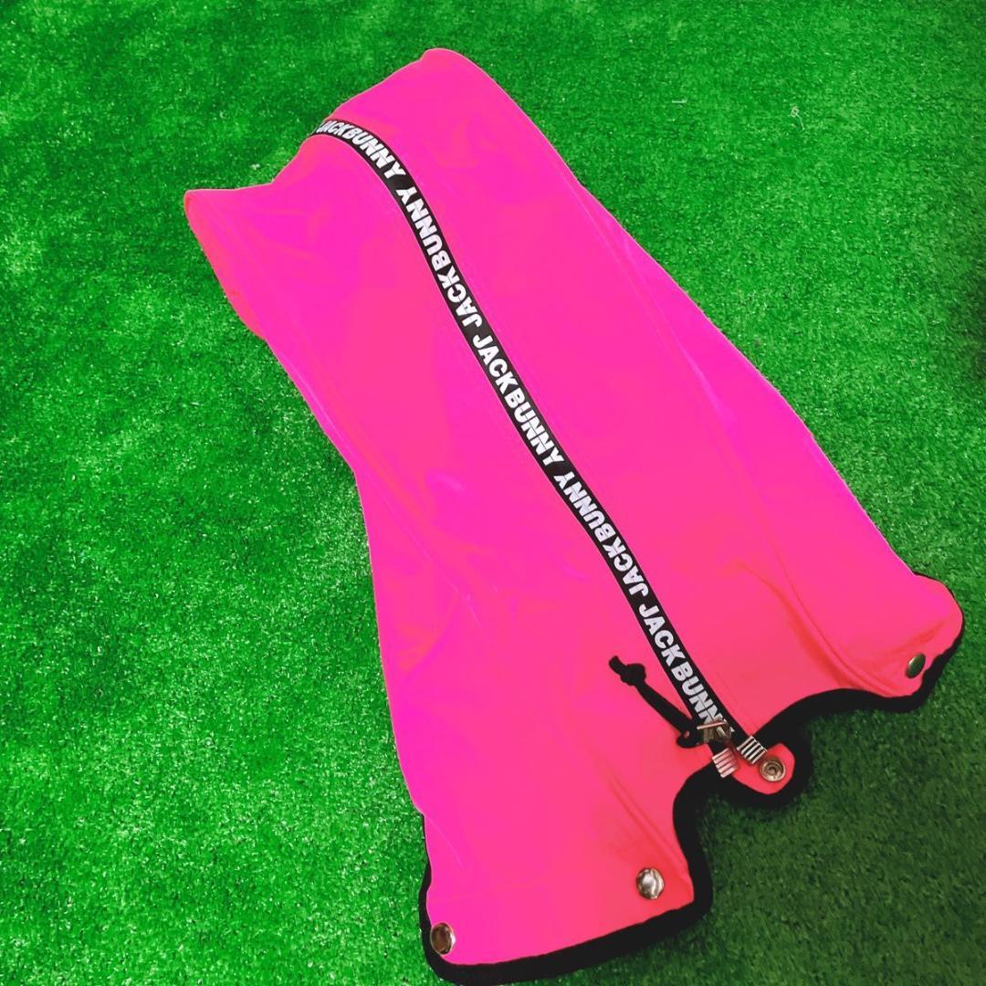 JACK BUNNY ゴルフ キャディバッグ ピンク 6.5型 スタンド式 軽量