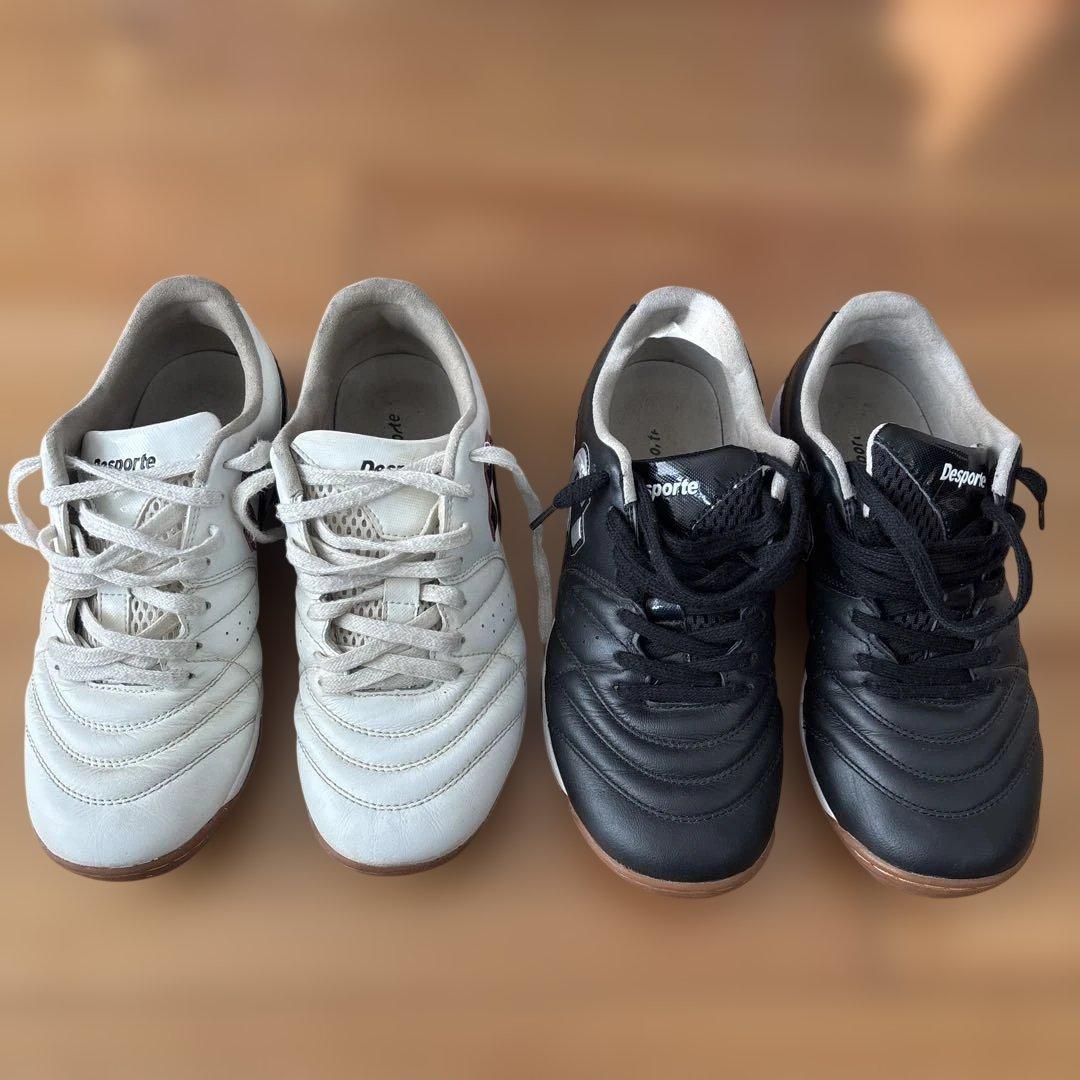 Desporte フットサルシューズ ホワイト ブラック