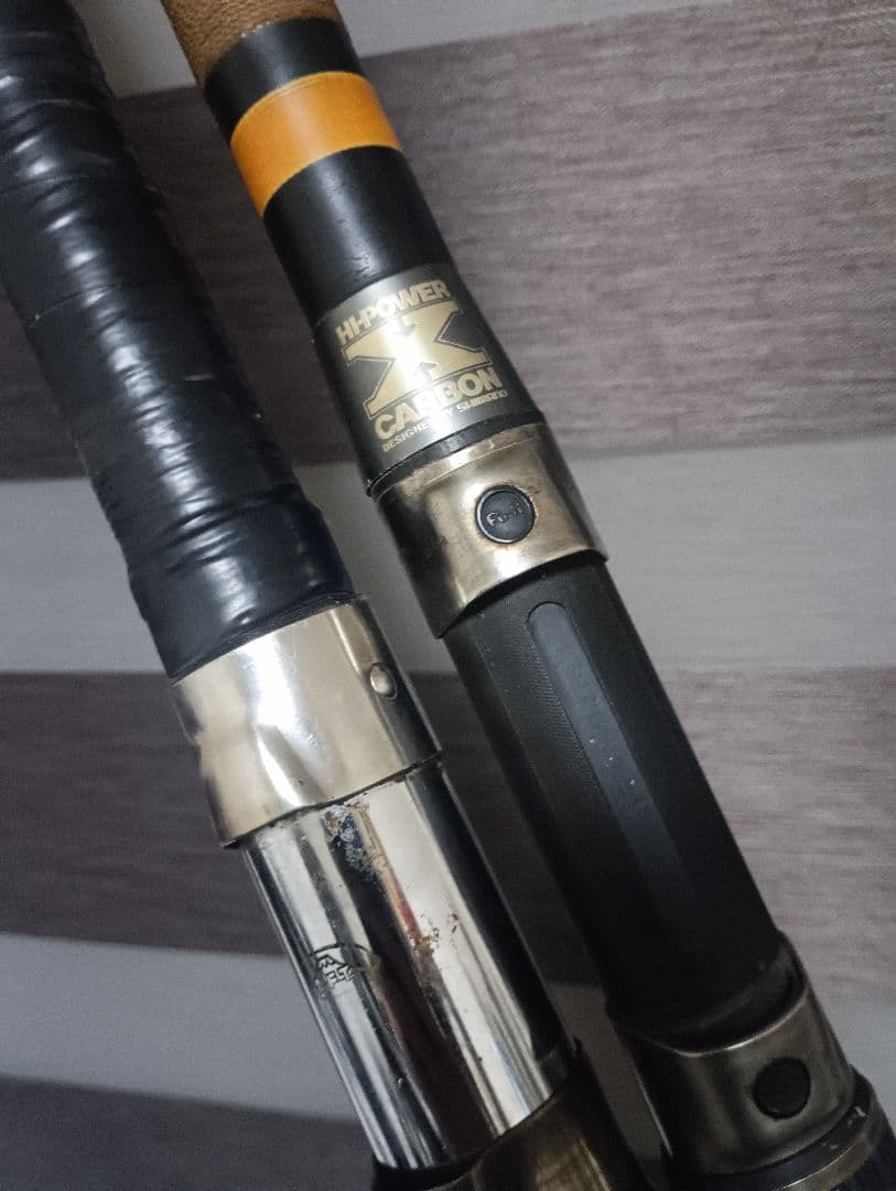 シマノハイパワーX磯6号4.8m&ハイパワーXかかり3号4.5mまとめて２本