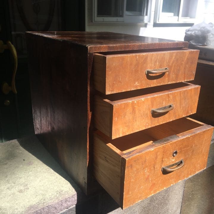 中国骨董 支那事変記念 旧日本軍 中国唐木箪笥 昭和14年（1938）本物保証