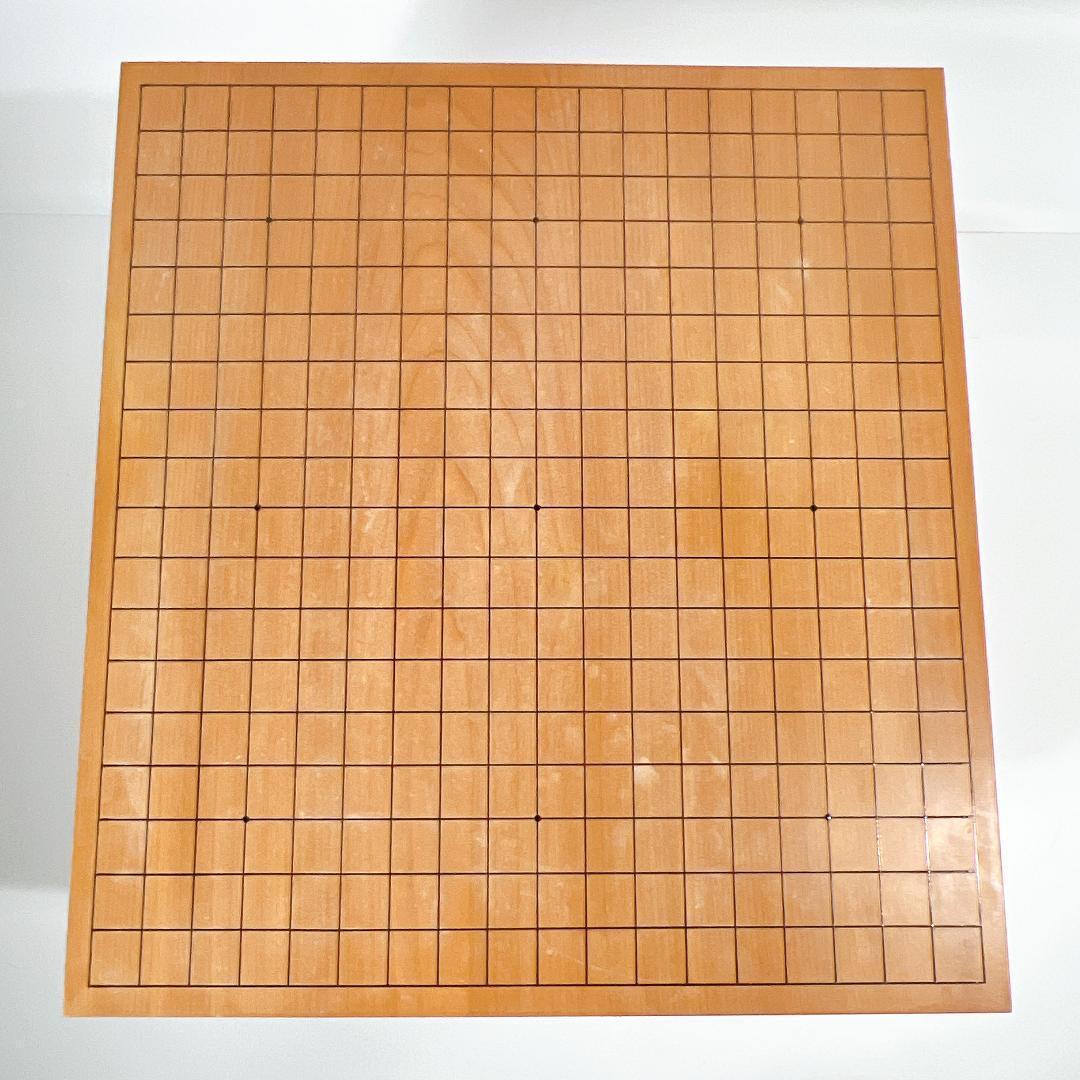 【囲碁 足付 高級碁盤】貴重 極厚 5寸7分 本榧 桐箱 へそ有り 板目 木裏