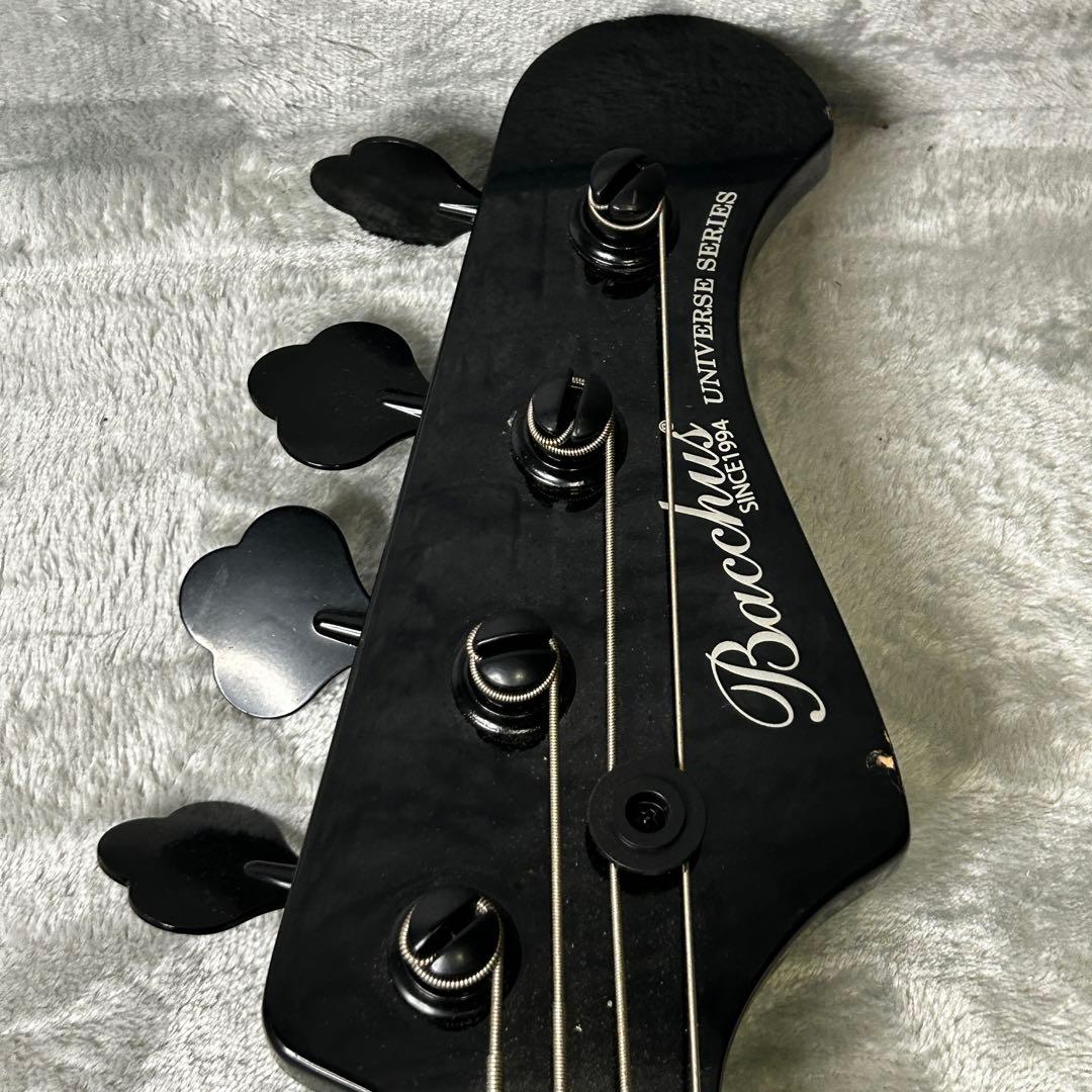 限定 Bacchus HWL-ALL BLACK ジャズベース オールブラック