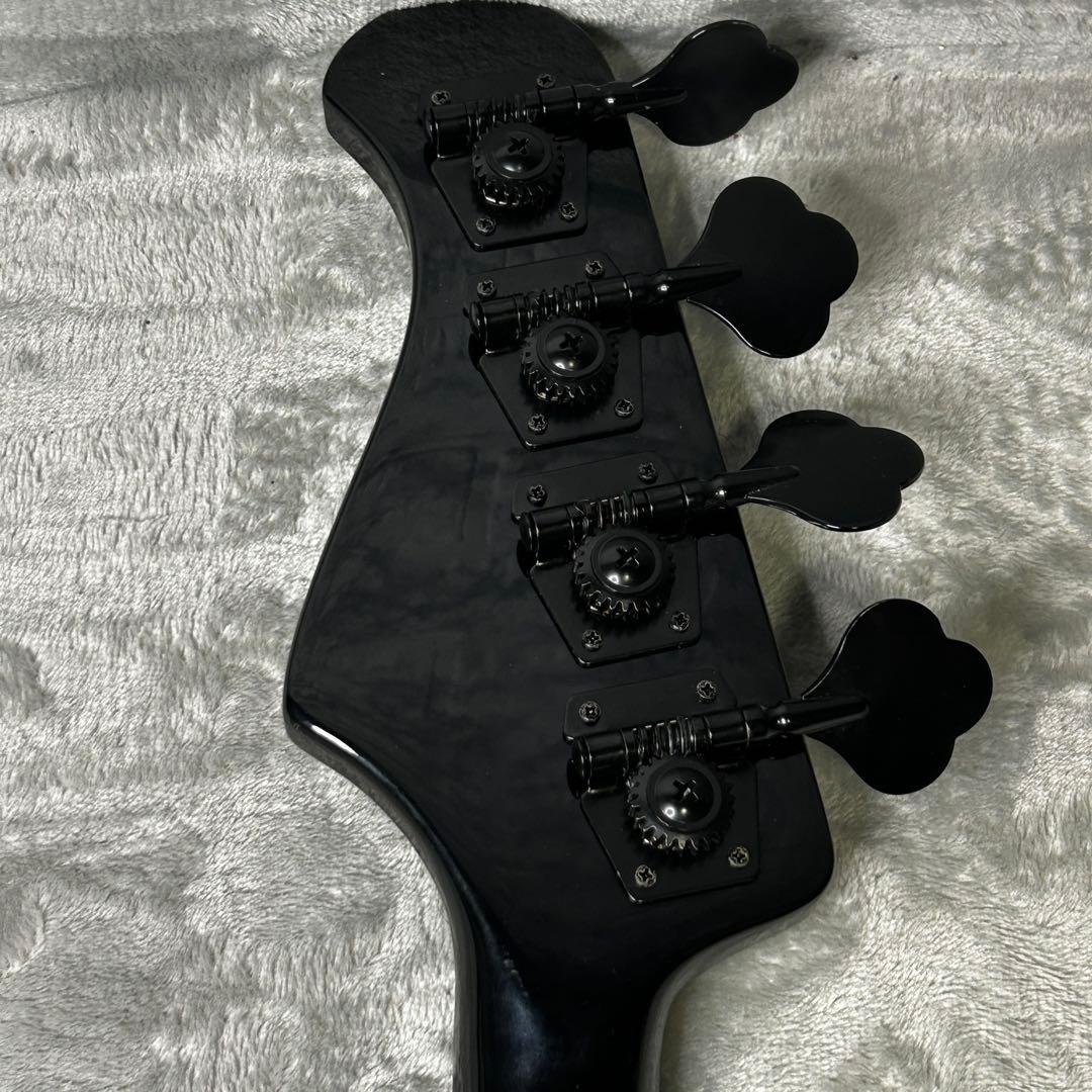 限定 Bacchus HWL-ALL BLACK ジャズベース オールブラック