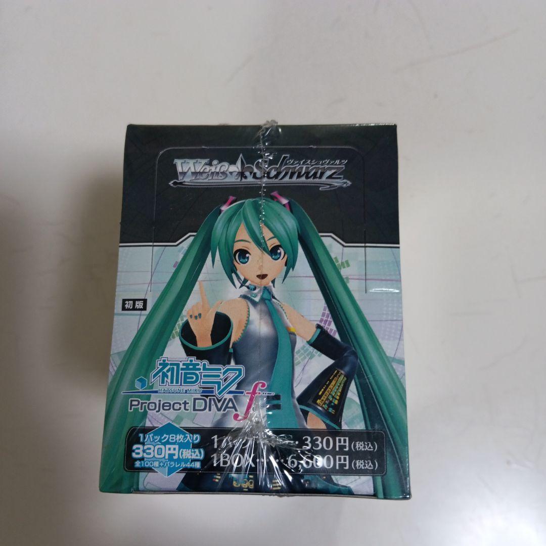 希少！初音ミク Project DIVA f ヴァイスシュヴァルツ1BOX