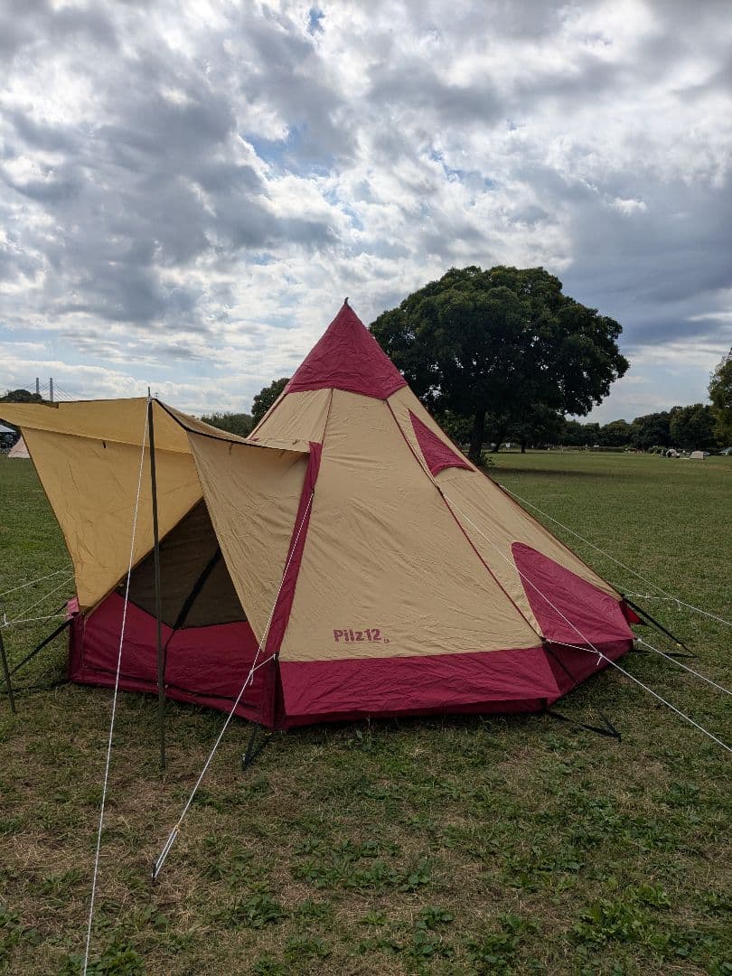 OGAWA（オガワ）　ピルツ12　ワンポールテント　レッド　Pilz12