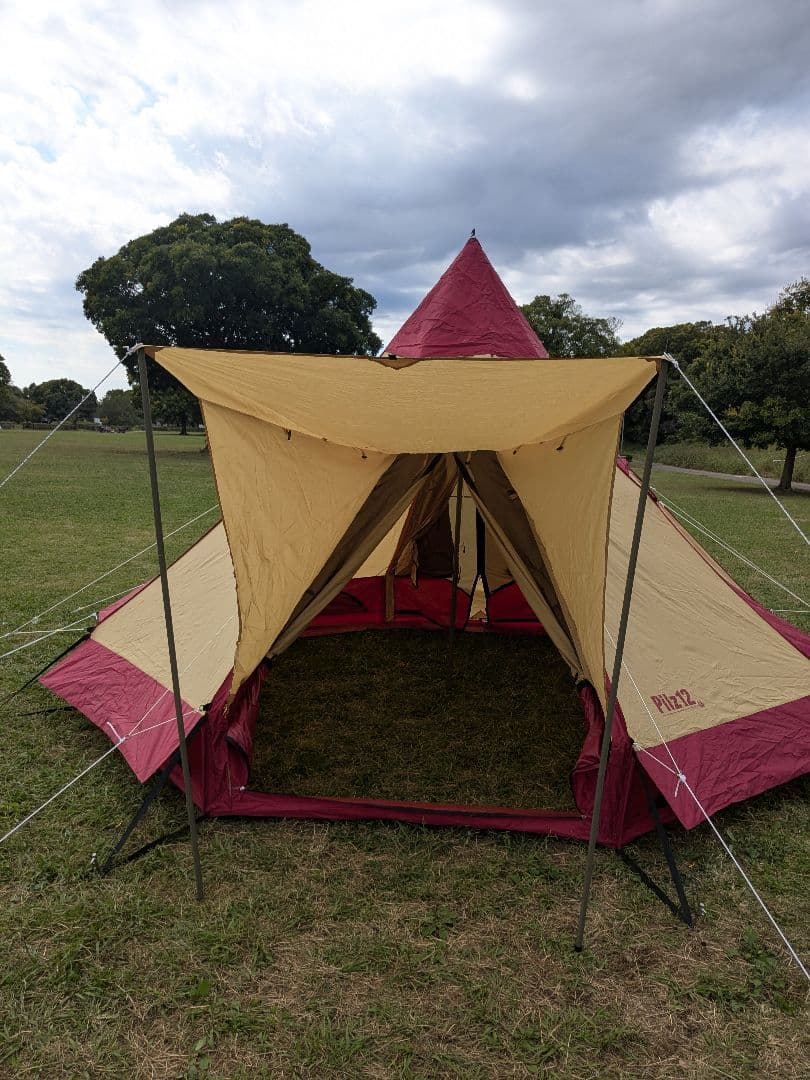 OGAWA（オガワ）　ピルツ12　ワンポールテント　レッド　Pilz12