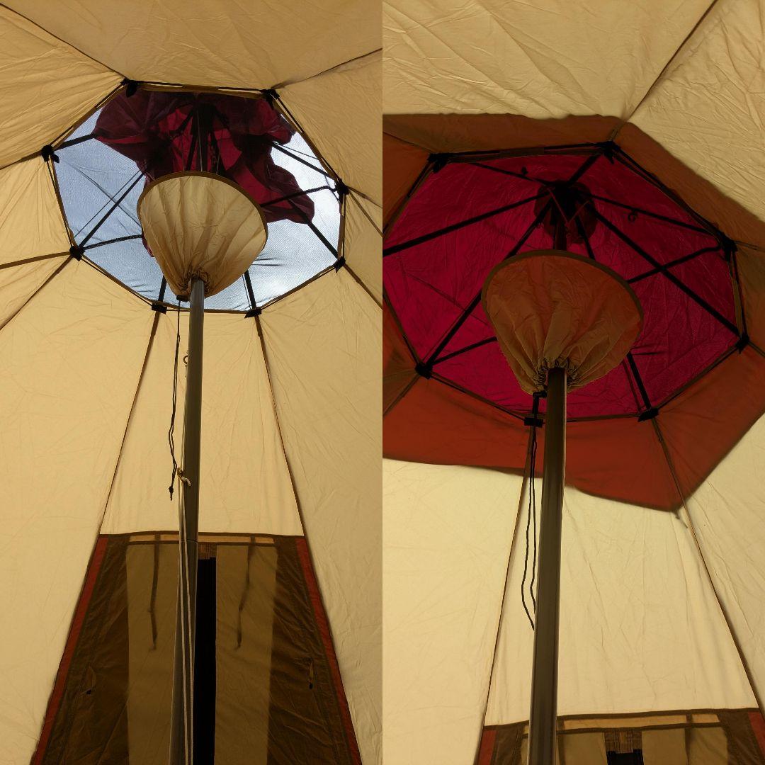 OGAWA（オガワ）　ピルツ12　ワンポールテント　レッド　Pilz12