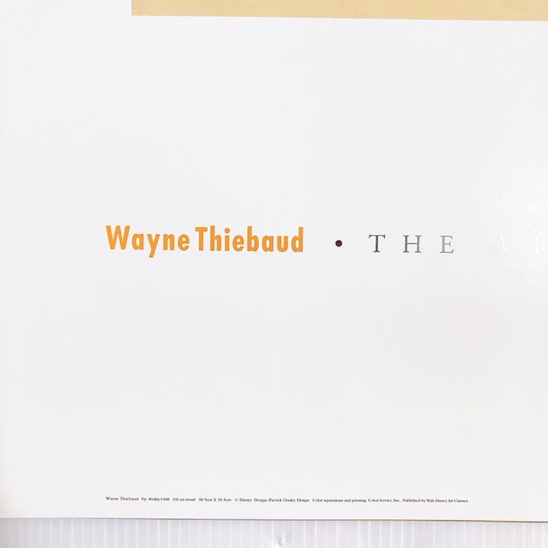 特大★希少★ミッキー　アートポスター　ウェイン・ティーボー　アンディ・ウォーホル