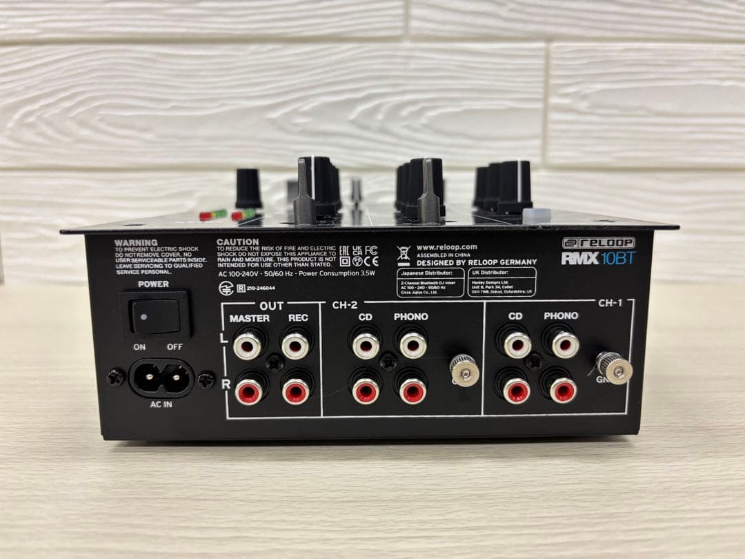 Reloop RMX-10BT Bluetooth入力搭載 DJミキサー 40