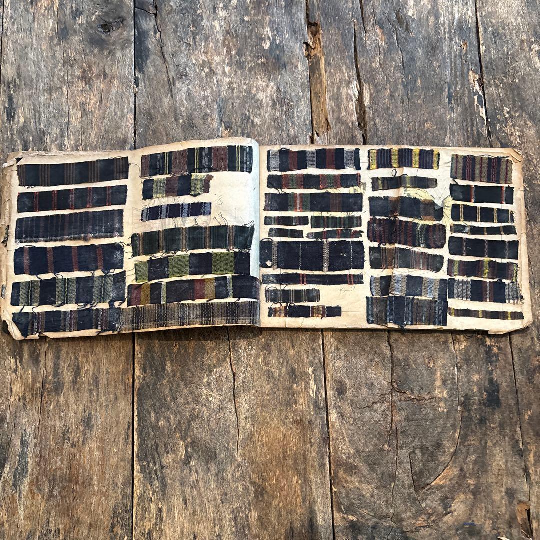 希少◆縞帳❷縞　襤褸　骨董