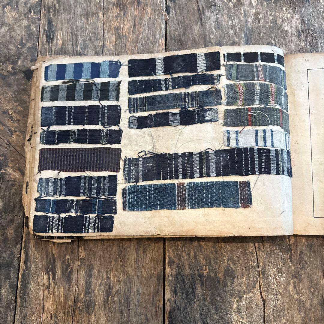 希少◆縞帳❷縞　襤褸　骨董