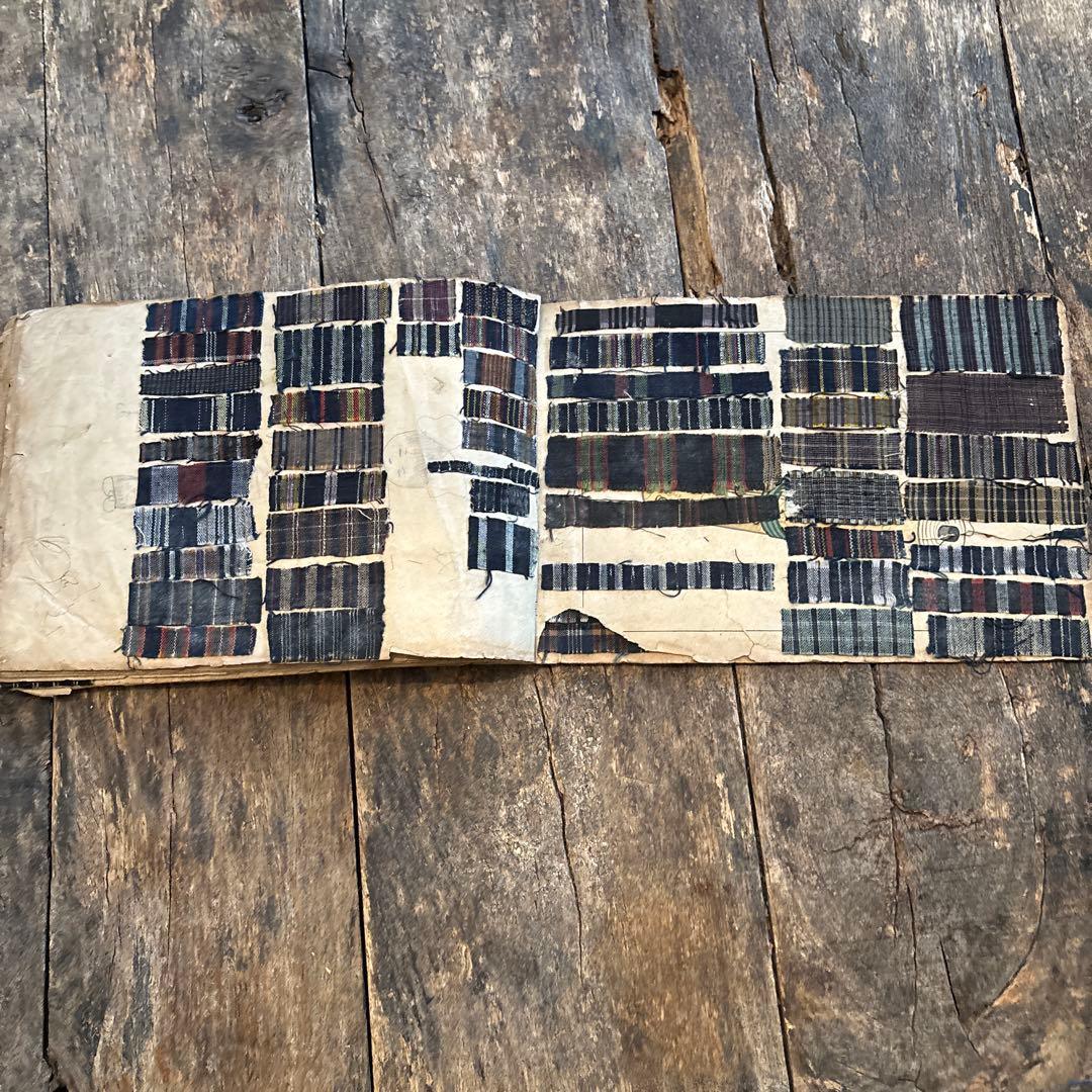 希少◆縞帳❷縞　襤褸　骨董