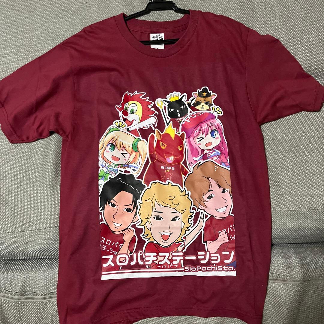 スロパチステーション Tシャツ 赤