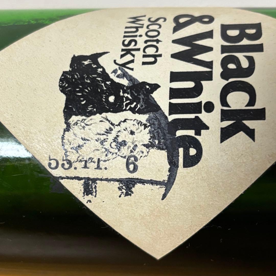 ✨古酒✨Black & White 1980年 スコッチウイスキー 750ml
