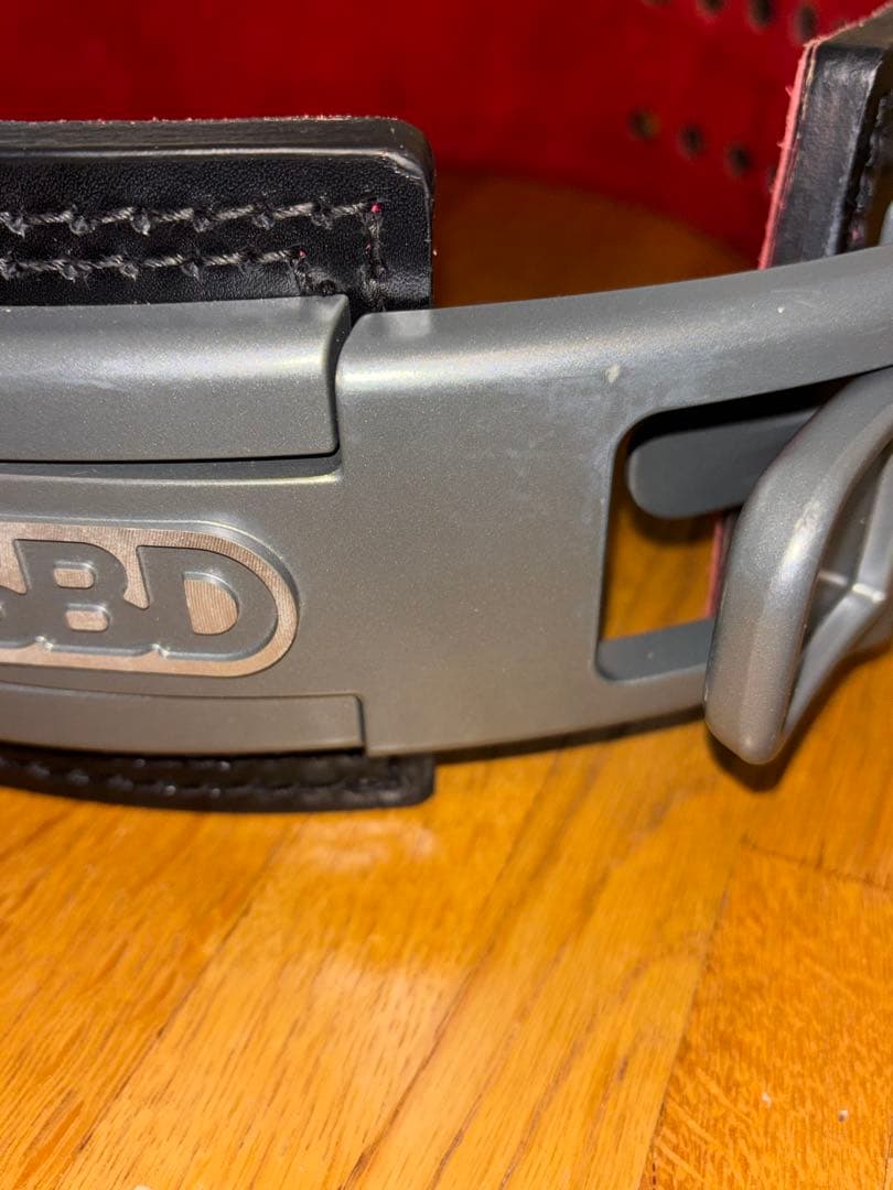 SBD トレーニング・パワーベルト 黒/赤 10mm M