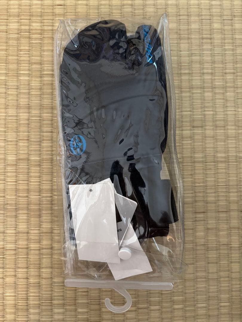 OGASAKA スキーグローブ グレー/ネイビー SS 新品　レザー