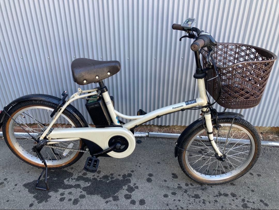 パナソニック最新機種電動アシスト自転車glitter20インチポールホワイト