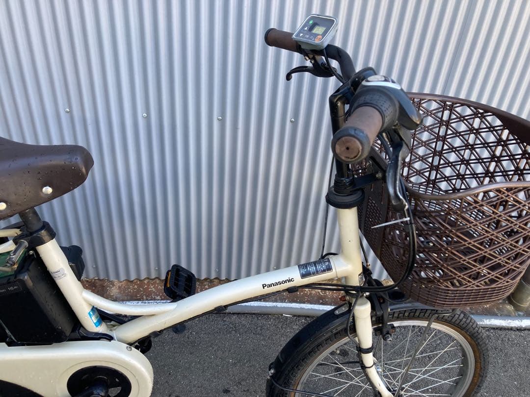 パナソニック最新機種電動アシスト自転車glitter20インチポールホワイト