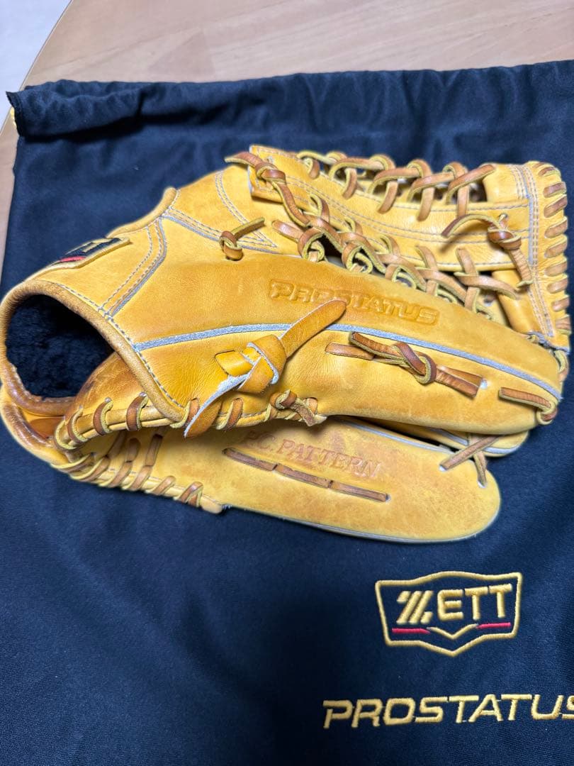 ZETT プロステイタス 硬式グローブ 外野用
