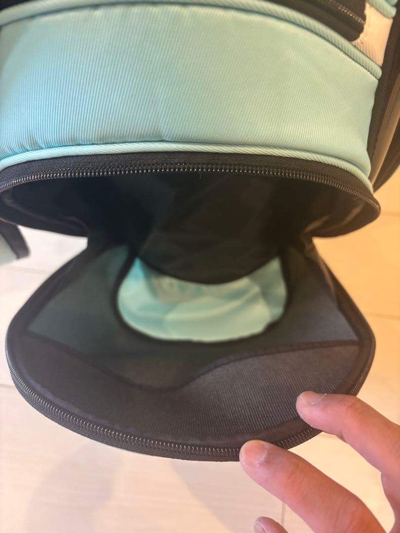 TaylorMade ゴルフバッグ 水色 4分割収納 ゴルフ