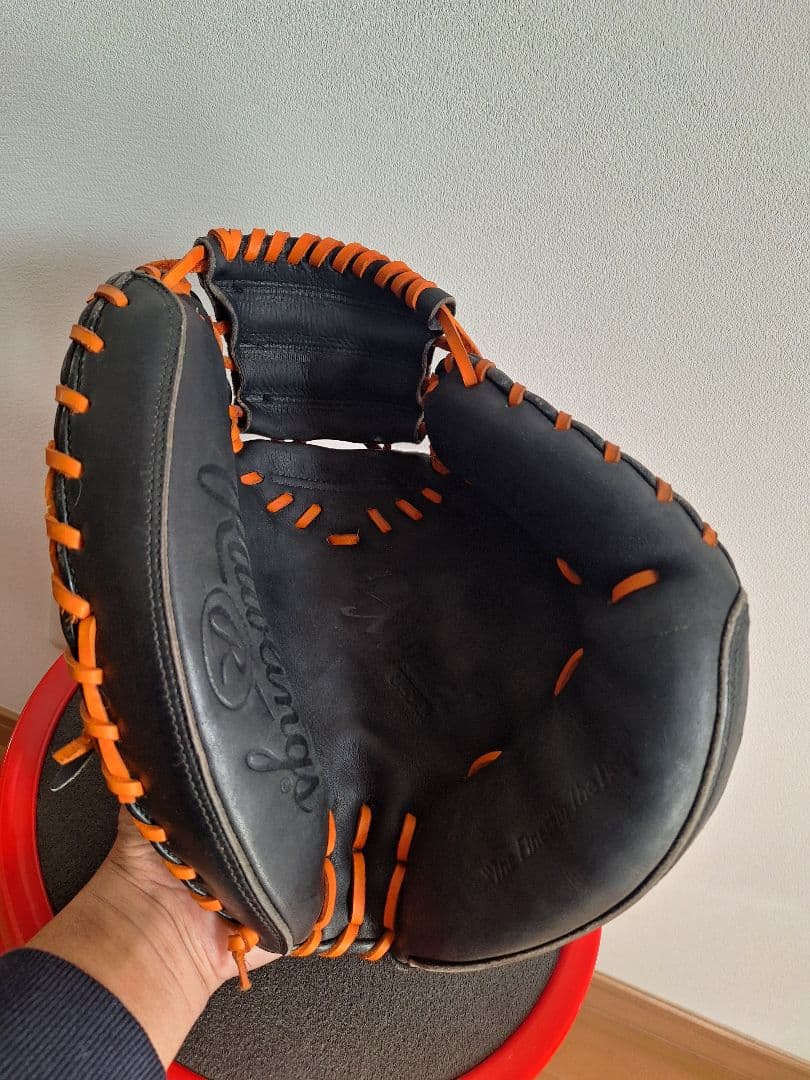Rawlings 軟式グローブ 黒　キャッチャーミット中古