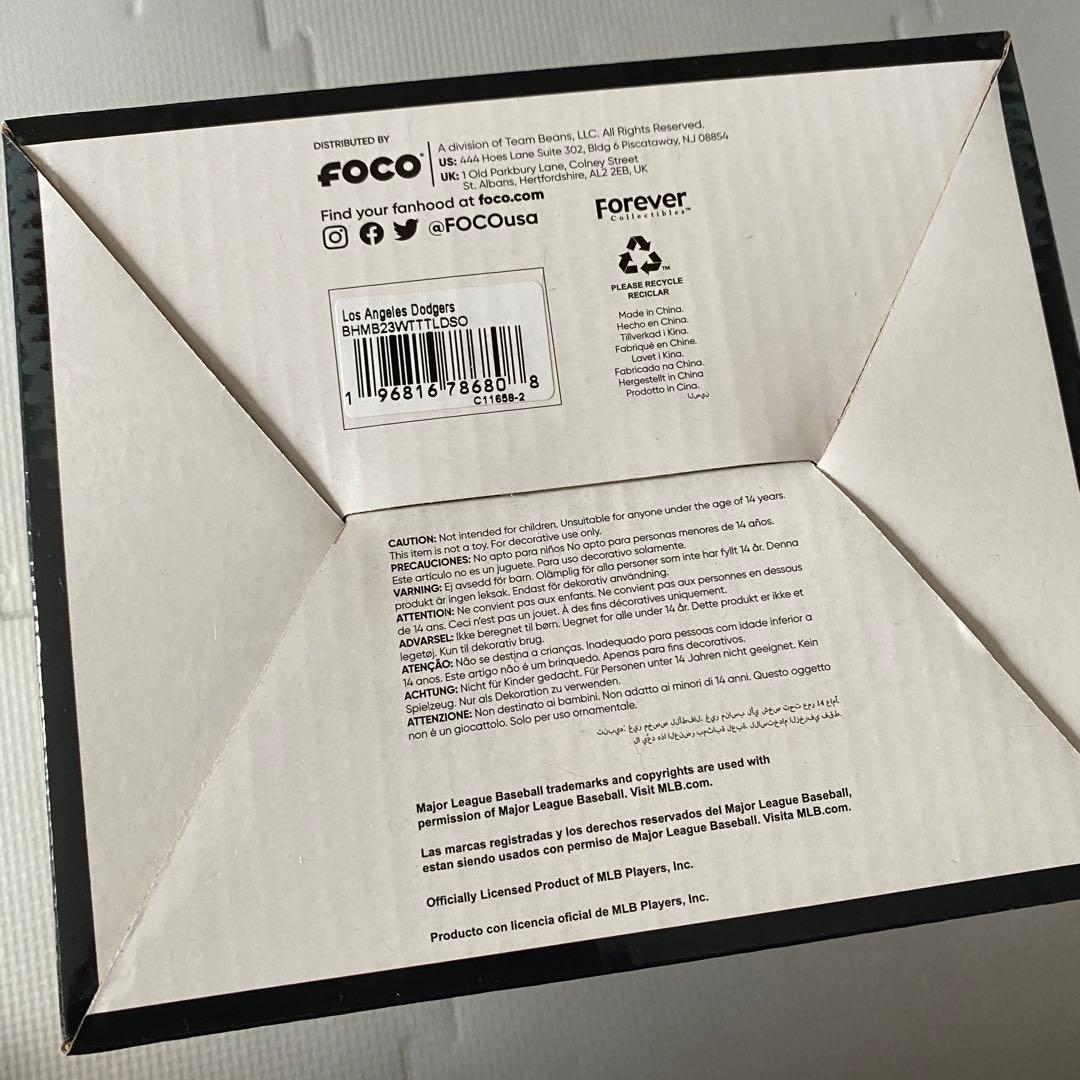 新品 FOCO製　大谷翔平 ドジャース 入団会見 ボブルヘッド　17