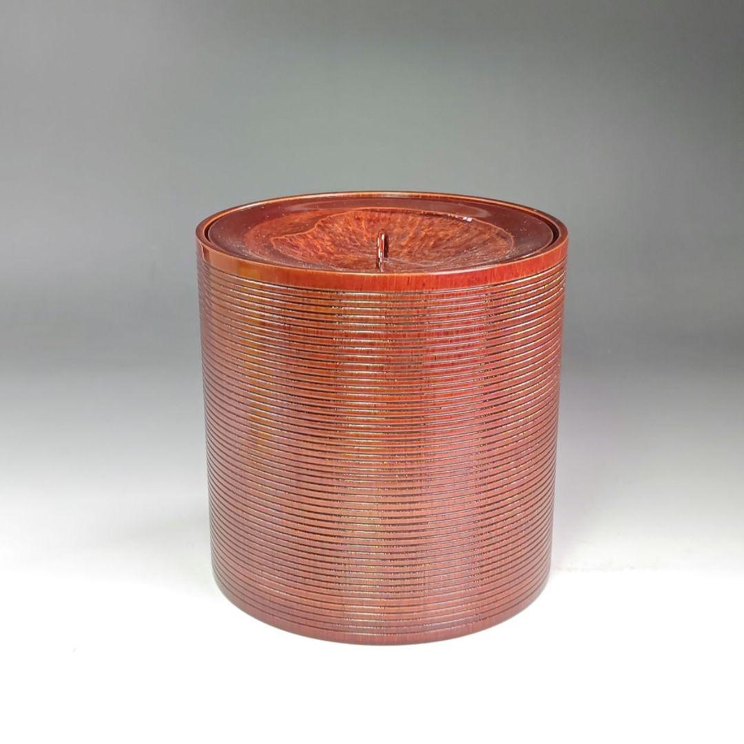 イ941 水指『大徳寺　松長剛山　極箱　竹水指』『媒◯作』茶道具