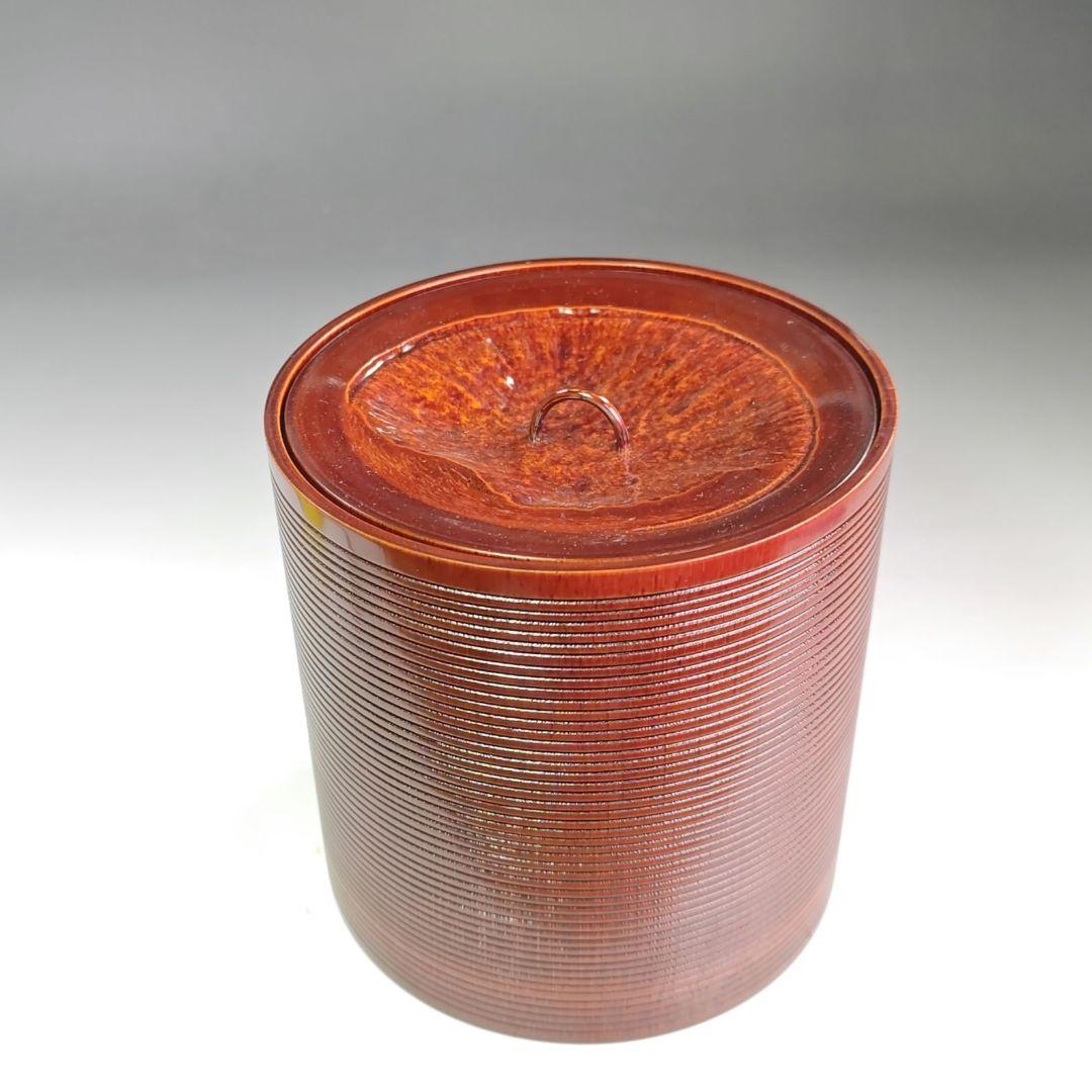 イ941 水指『大徳寺　松長剛山　極箱　竹水指』『媒◯作』茶道具