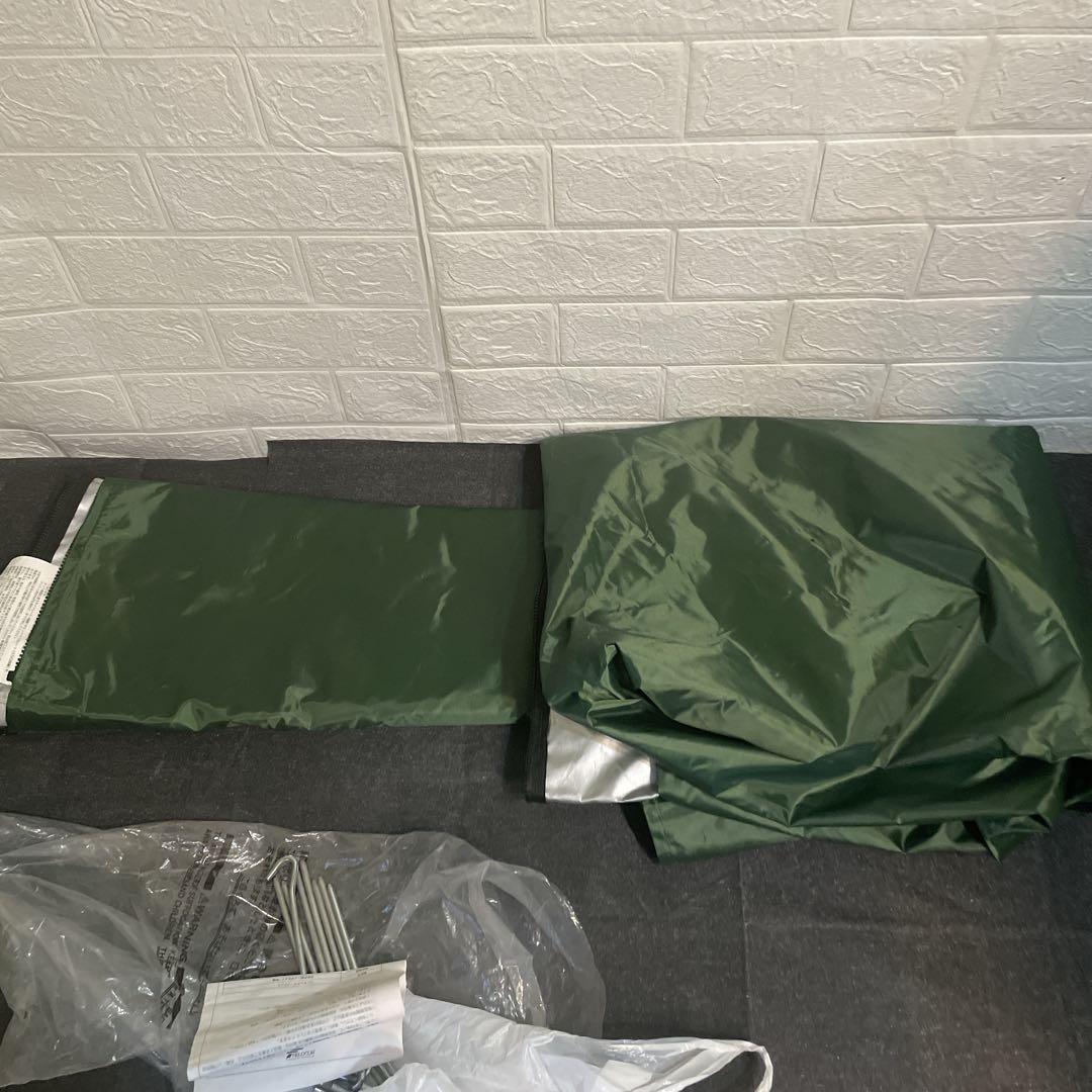 FIELDDOORタープ3m×3m UVカット耐水 サイドシート 2枚付き