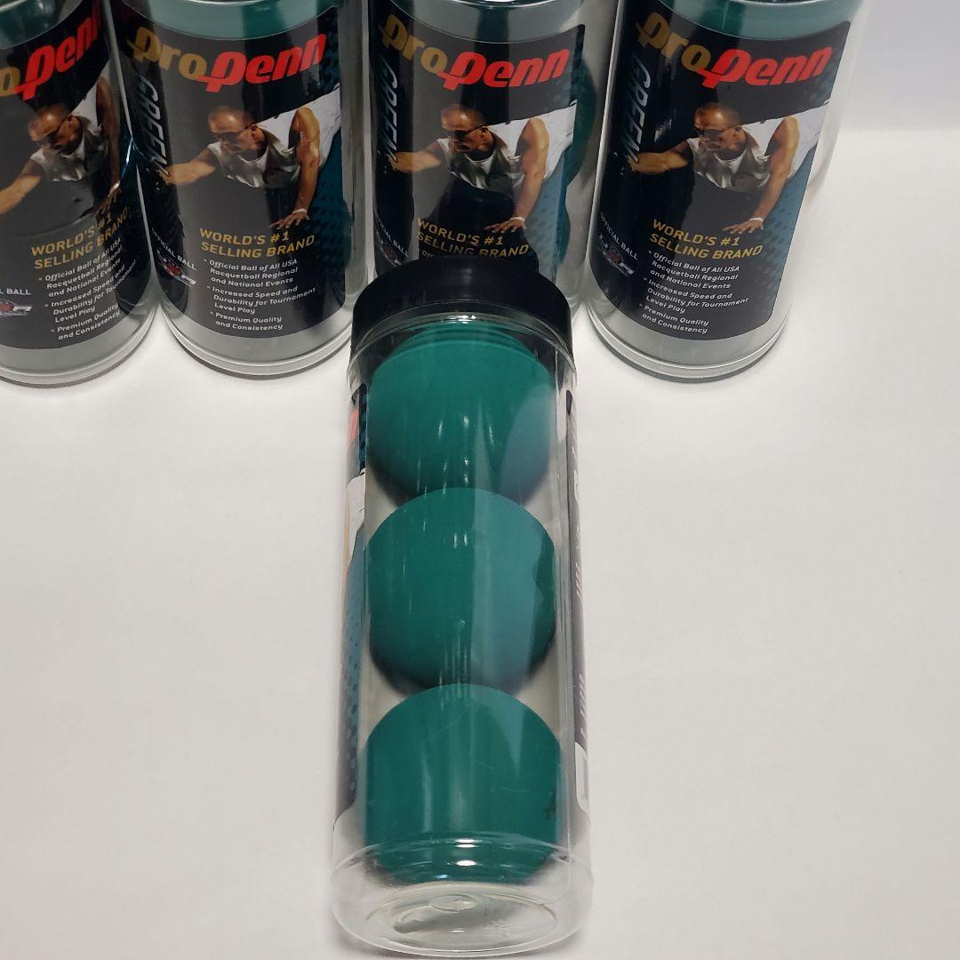 ラケットボール用公式ボール propenn GREEN 3個入り10缶