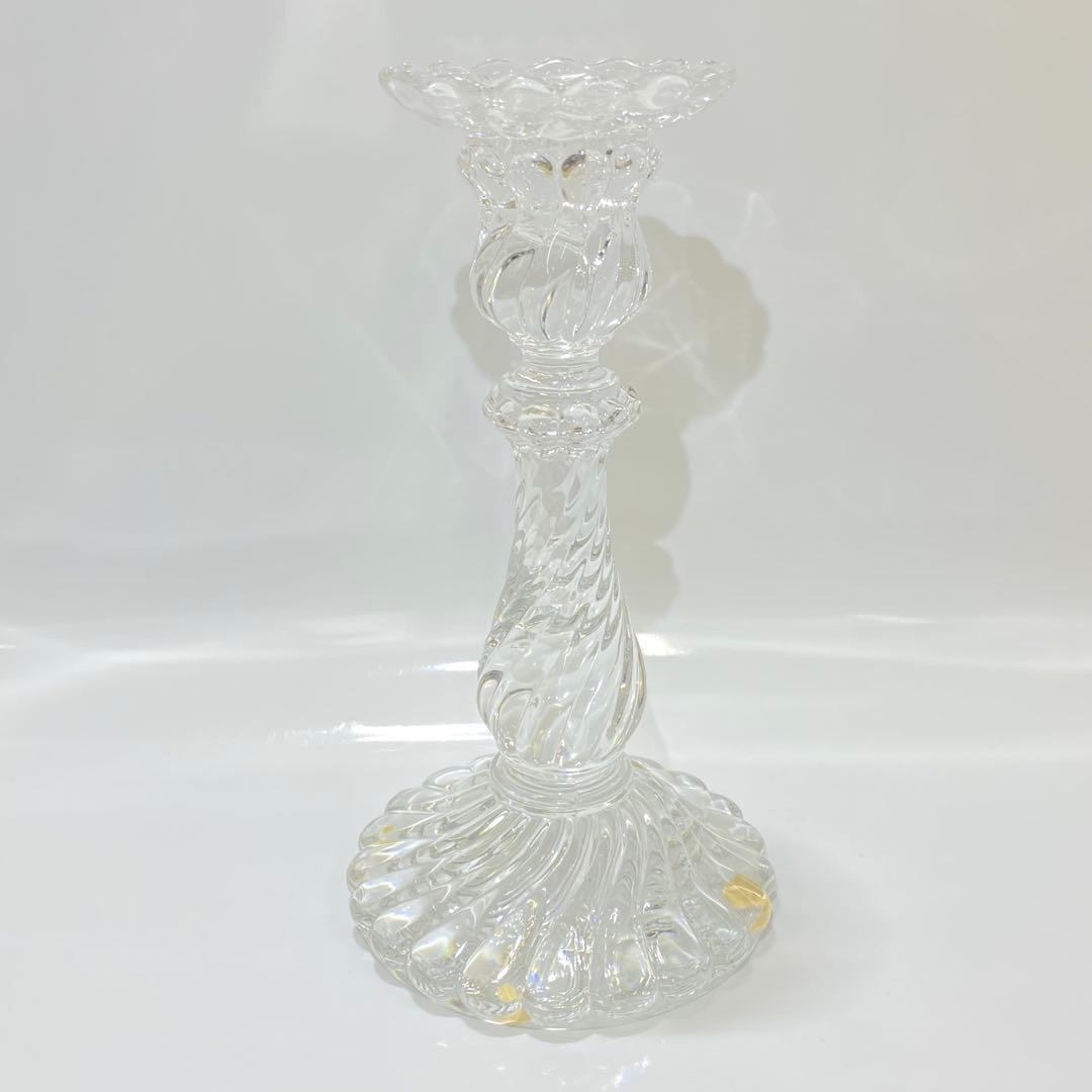 Baccarat バカラ バンブートゥース キャンドルスタンド オールドバカラ