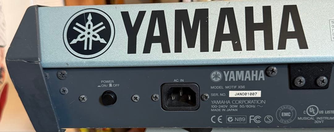 最終値下げ YAMAHA MOTIF XS6 シンセサイザー