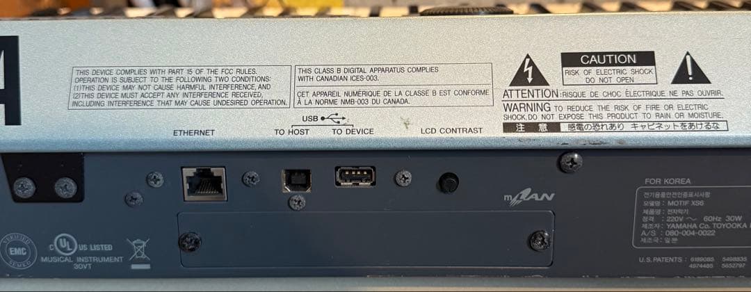 最終値下げ YAMAHA MOTIF XS6 シンセサイザー