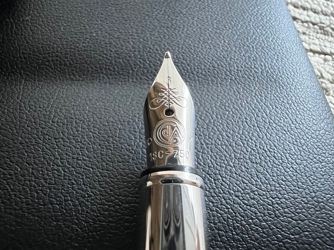 廃盤品 カランダッシュ マディソンⅡブルー軸 万年筆 18金ペン先