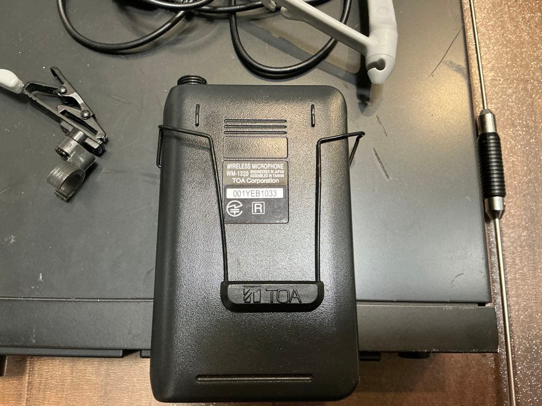 TOA WT-750B ワイヤレスマイクWM−1320セット　本格