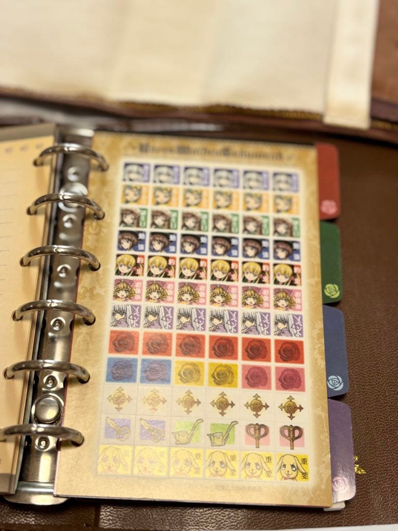 【希少】ローゼンメイデン 手帳 リフィル スケジュールシール