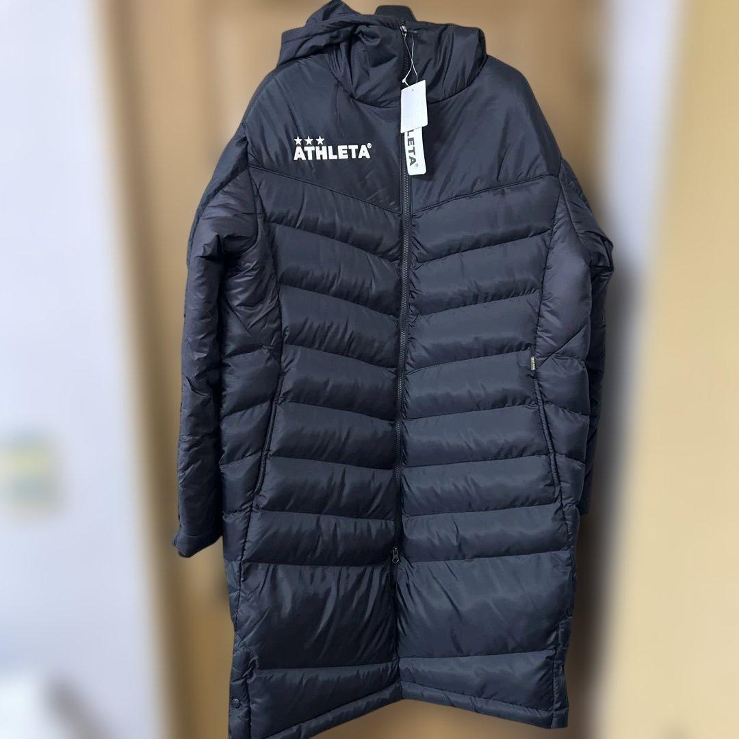 ATHLETA ベンチコート ブラック Lサイズ　定価19800円