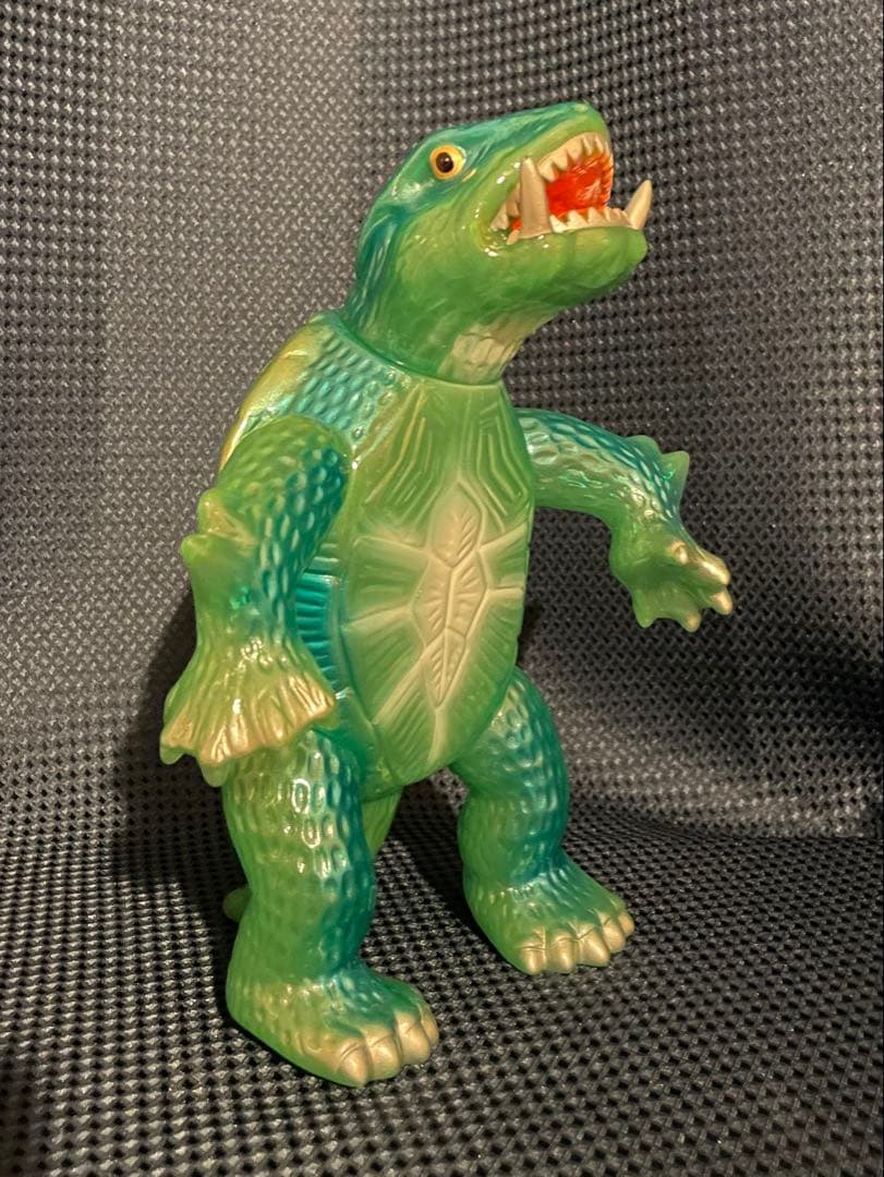 M1号 ガメラ　翡翠　特撮のDNA ゴジラ　ソフビ ブルマァク　マルサン　昭和