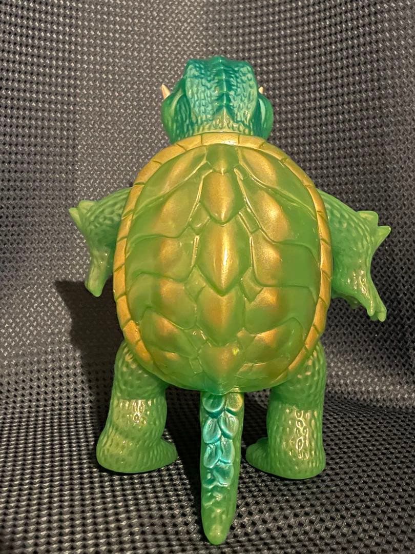 M1号 ガメラ　翡翠　特撮のDNA ゴジラ　ソフビ ブルマァク　マルサン　昭和