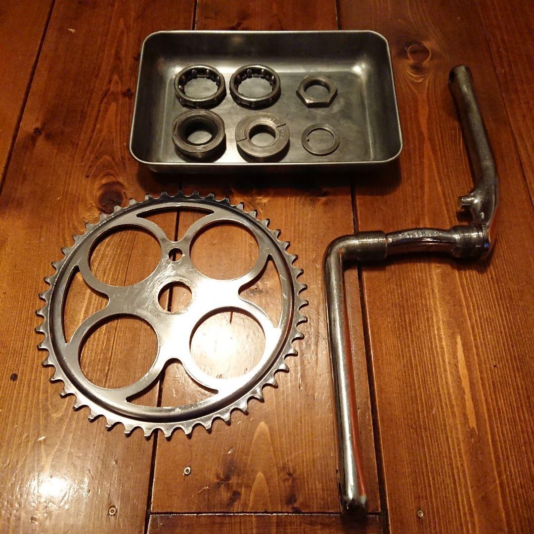 60s schwinn オリジナル クランク一式 クルーザー BMX