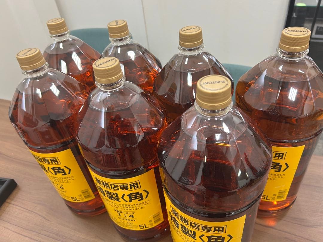 SUNTORY 業務用角ハイボール 5L 40% 7本