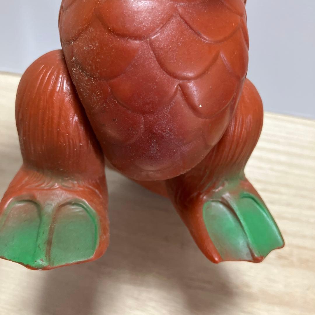 E-壁 ブルマァク 当時物 怪獣ベロベロ ソフビ マエタケ NTV 刻印あり