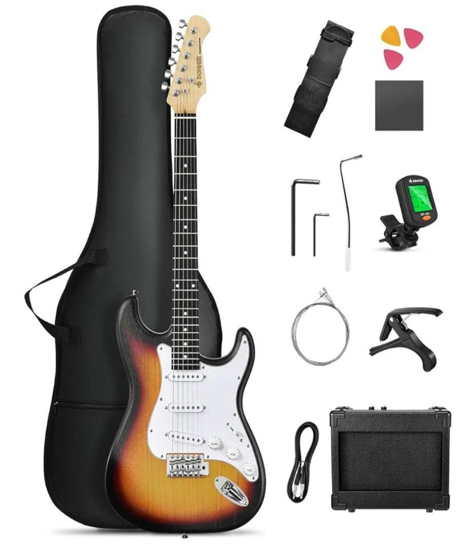 【新品未使用開封済】エレキギター初心者セット！