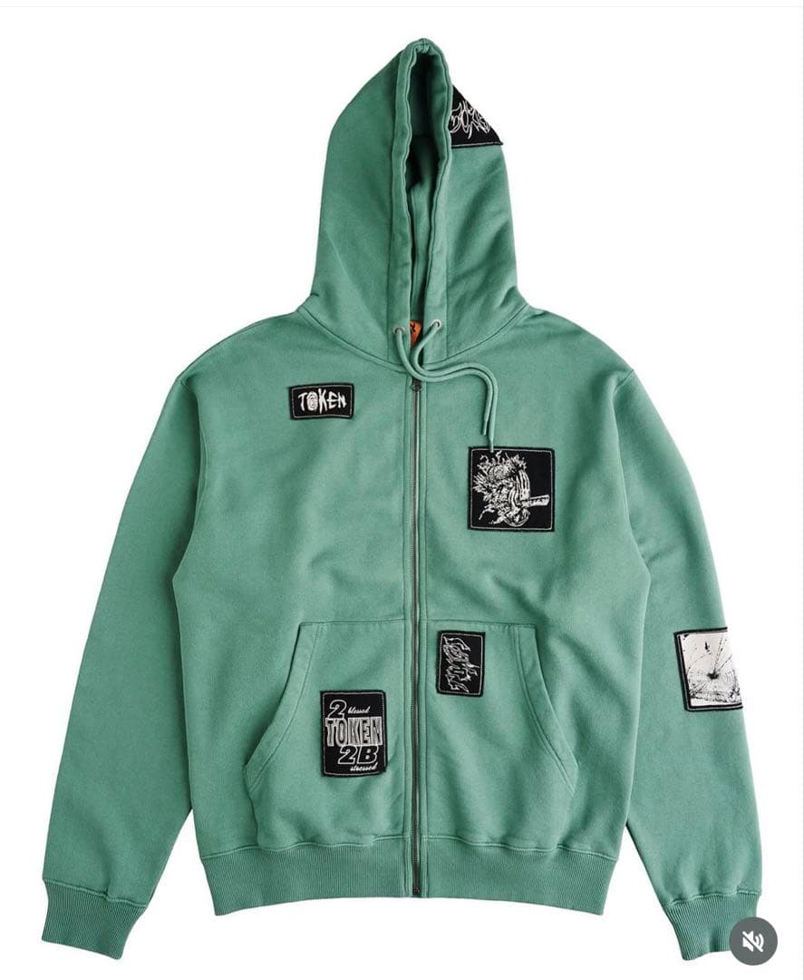 TOKEN ジップパーカー PROV LAUG