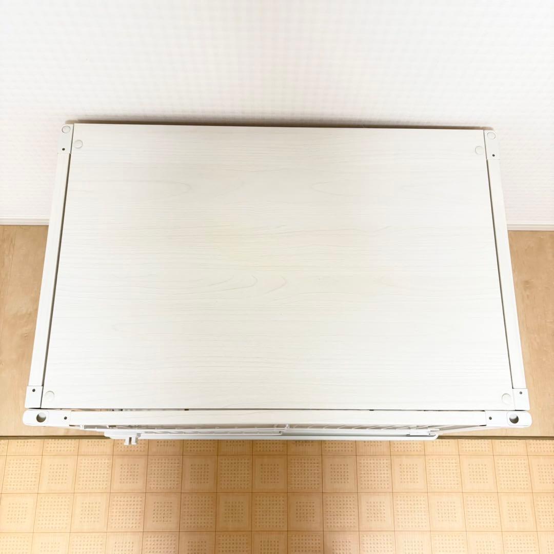 【美品】インテリアウッディサークル オフホワイト