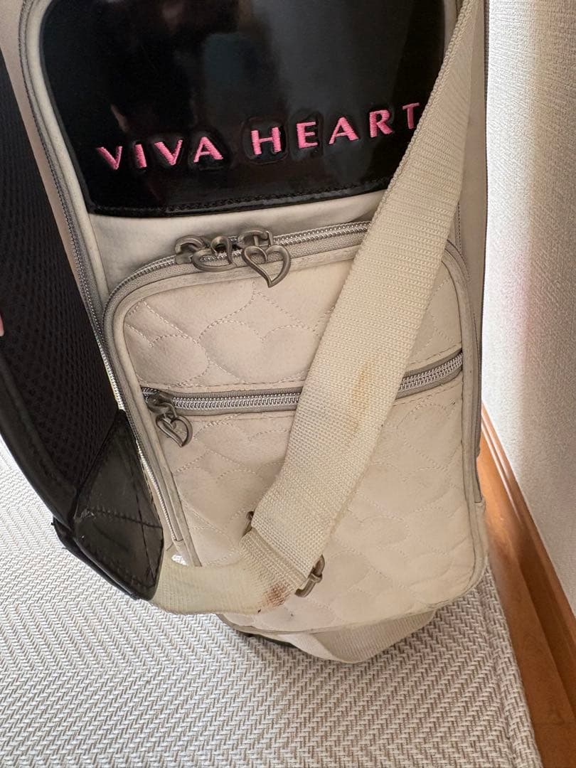 VIVA HEART ゴルフバッグ ホワイト
