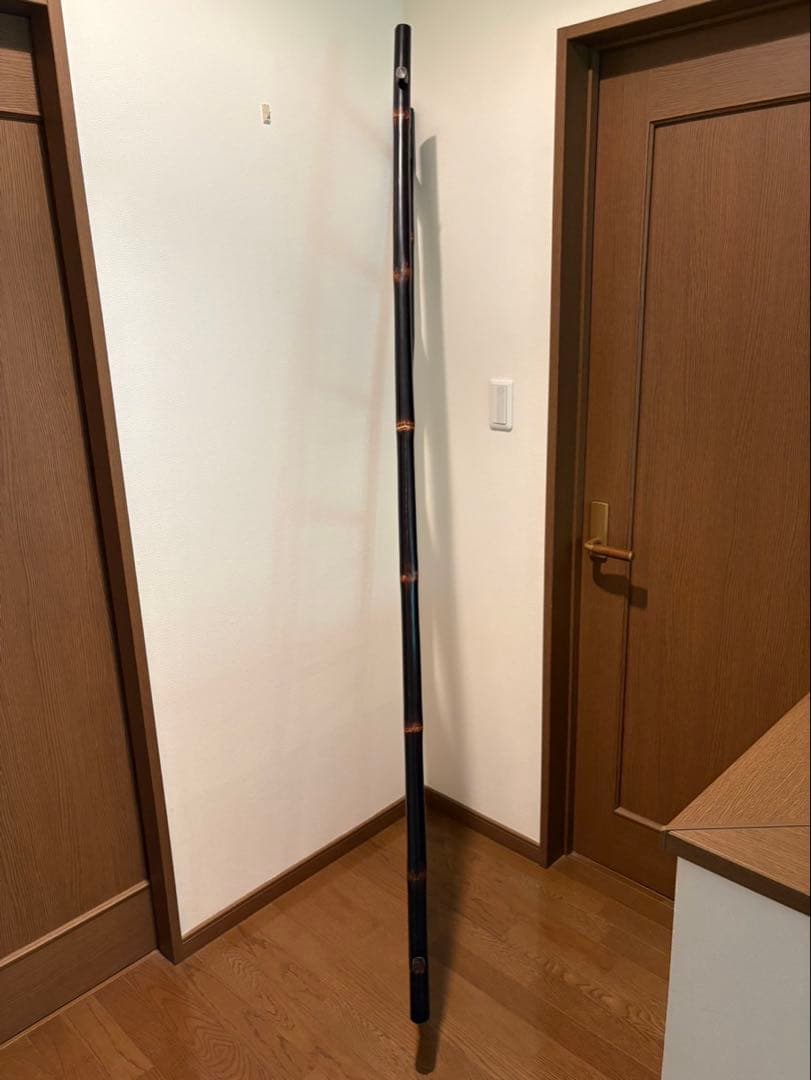 レトロ&アンティーク! 鑑賞.ディスプレイ用・和風.飾り竹梯子! 当時物!